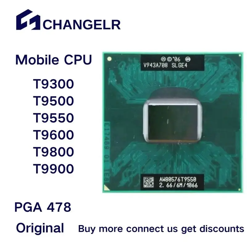 Процессор T9300 T9500 T9550 T9600 T9800 T9900 2,5-3,6 ГГц 2-ядерный 4-поточный мобильный ЦПУ PGA478 разъем P
Процессор T9300 T9500 T9550 T9600 T9800 T9900 2,5-3,6 ГГц 2-ядерный 4-поточный мобильный ЦПУ PGA478 разъем P