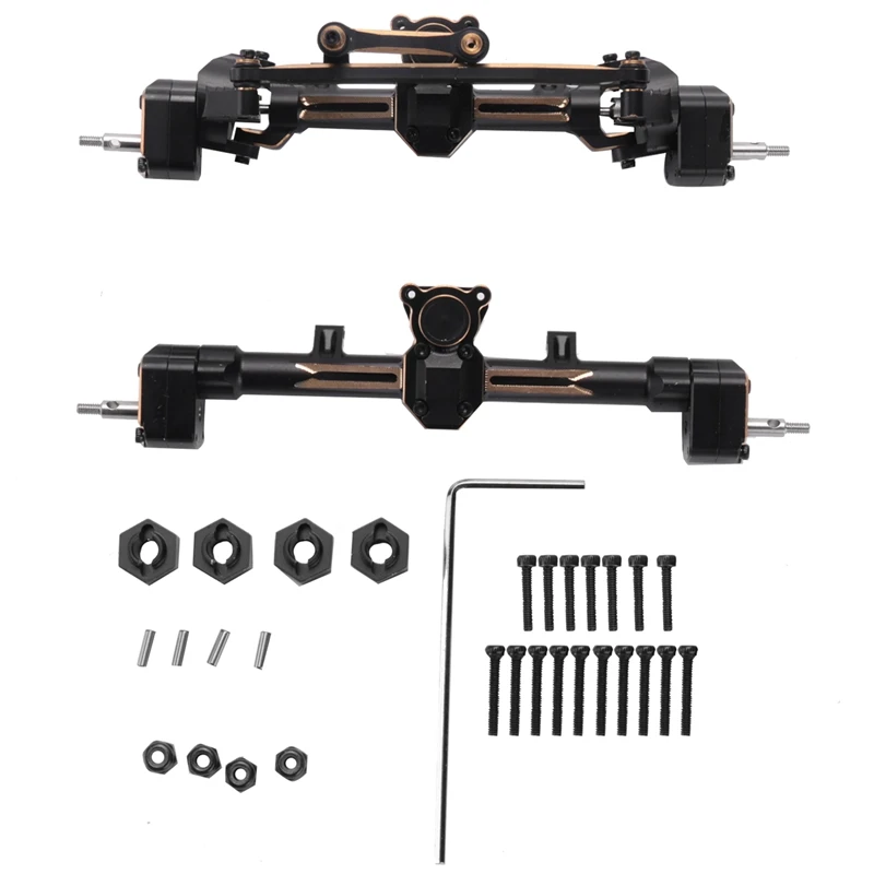 Brass Complete Front And Rear Portal Axle Set For 1/24 RC Crawler Car Axial SCX24 JLU Gladiator C10 Deadbolt Upgrades
Brass Complete Front And Rear Portal Axle Set For 1/24 RC Crawler Car Axial SCX24 JLU Gladiator C10 Deadbolt Upgrades