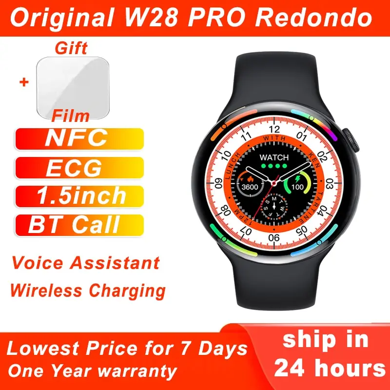 1-5pcs W28 PRO Redondo Smart Watch Men NFC BT Call Wireless Charging ECG Round Screen Smartwatch Watch 8 Pro Women
1-5pcs W28 PRO Redondo Smart Watch Men NFC BT Call Wireless Charging ECG Round Screen Smartwatch Watch 8 Pro Women