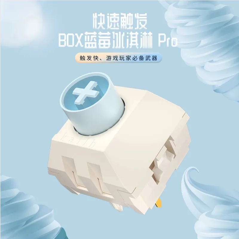 Линейный Kailh Box Pro Черничный крем переключатель для быстрой игры 40g POM клавиатура mx mod
Линейный Kailh Box Pro Черничный крем переключатель для быстрой игры 40g POM клавиатура mx mod