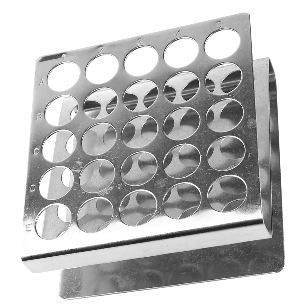 Metal Test Tube Stand Z Shaped Laboratory Test Tube Holder 25-holes Test Tube Rack
Metal Test Tube Stand Z Shaped Laboratory Test Tube Holder 25-holes Test Tube Rack