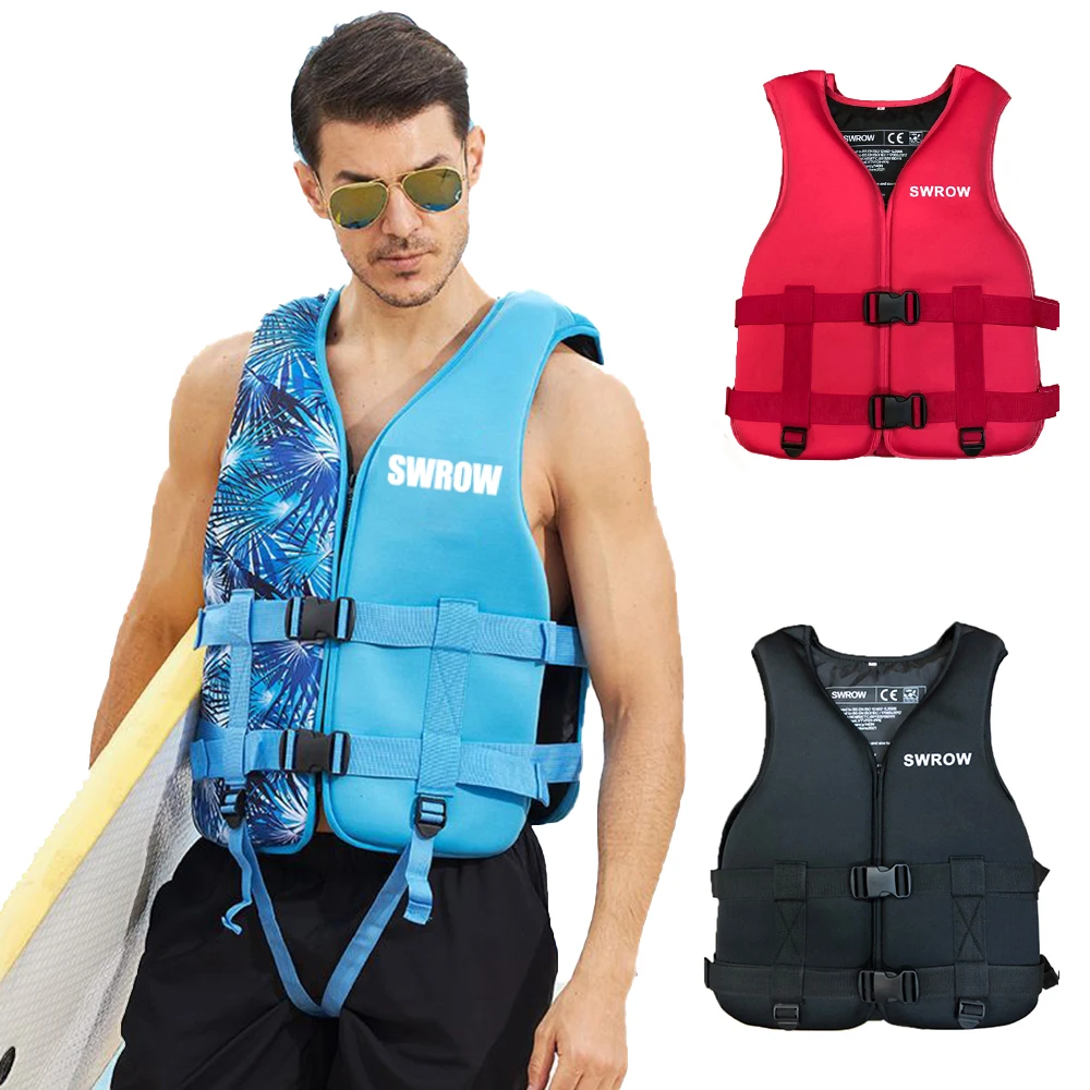 

Adult children's life jacket Neoprene buoyancy vest Water sports floating beginner swimming surfing boating safety life jacket