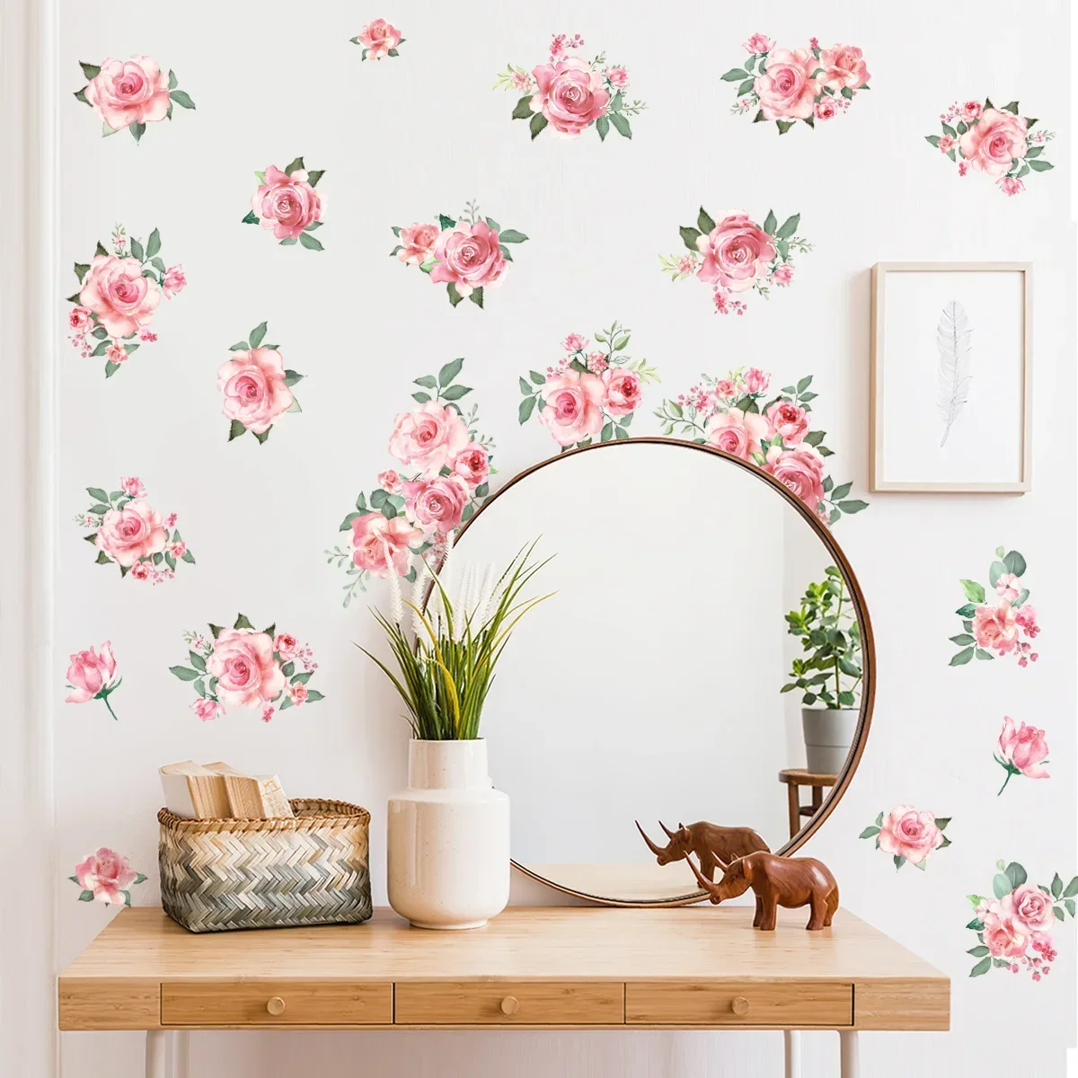 Flower Wall Stickers Boho Decoration Rose Home Decor Accessories Living Room Decorative Decals Bedroom Bathroom Adhesive Art
Flower Wall Stickers Boho Decoration Rose Home Decor Accessories Living Room Decorative Decals Bedroom Bathroom Adhesive Art
