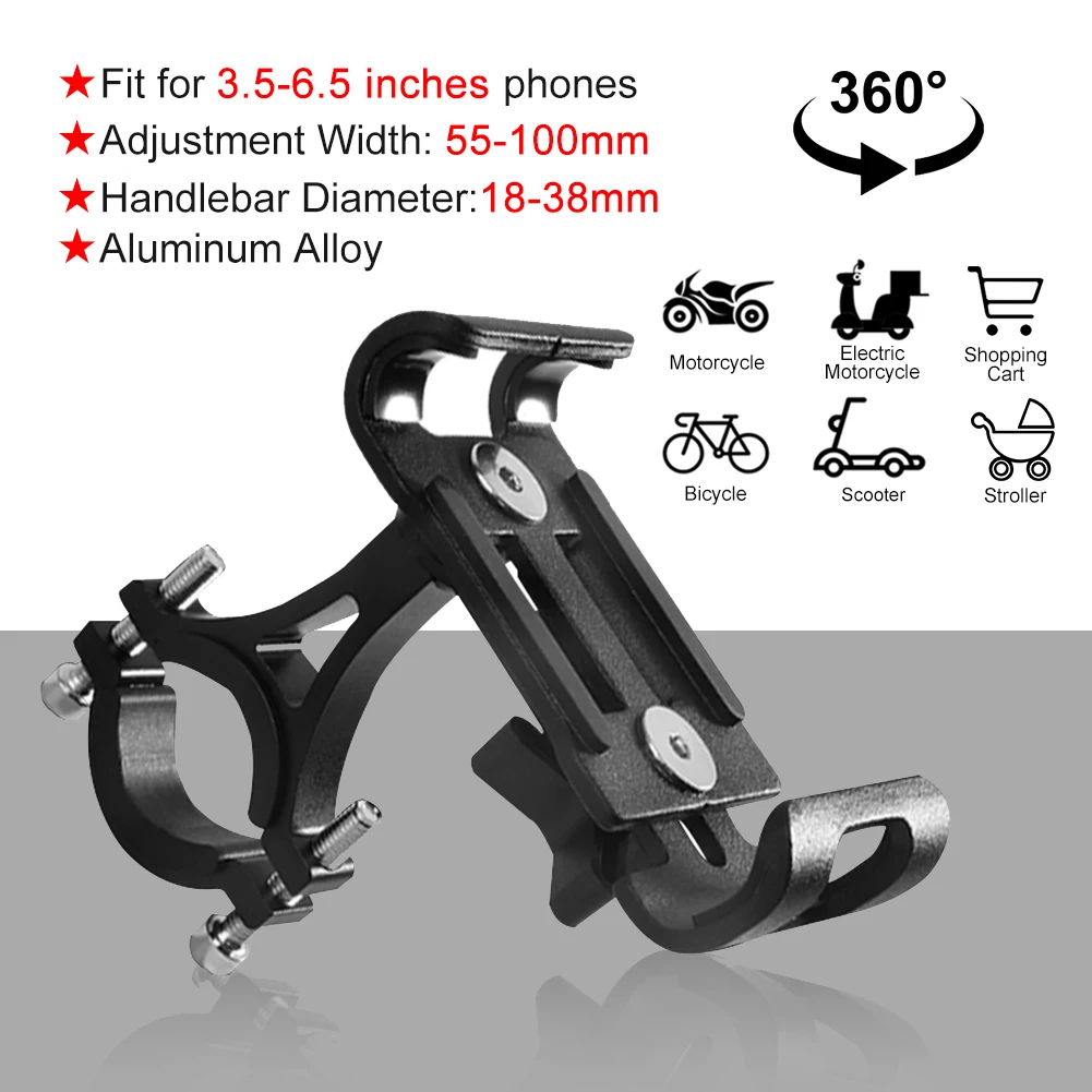 

AUBTEC Motorcycle MTB Bicycle Handlebar Mount Mobile Phone Holder For Bike GPS Cycling Rack Phone Bicicletas Bike Accessories