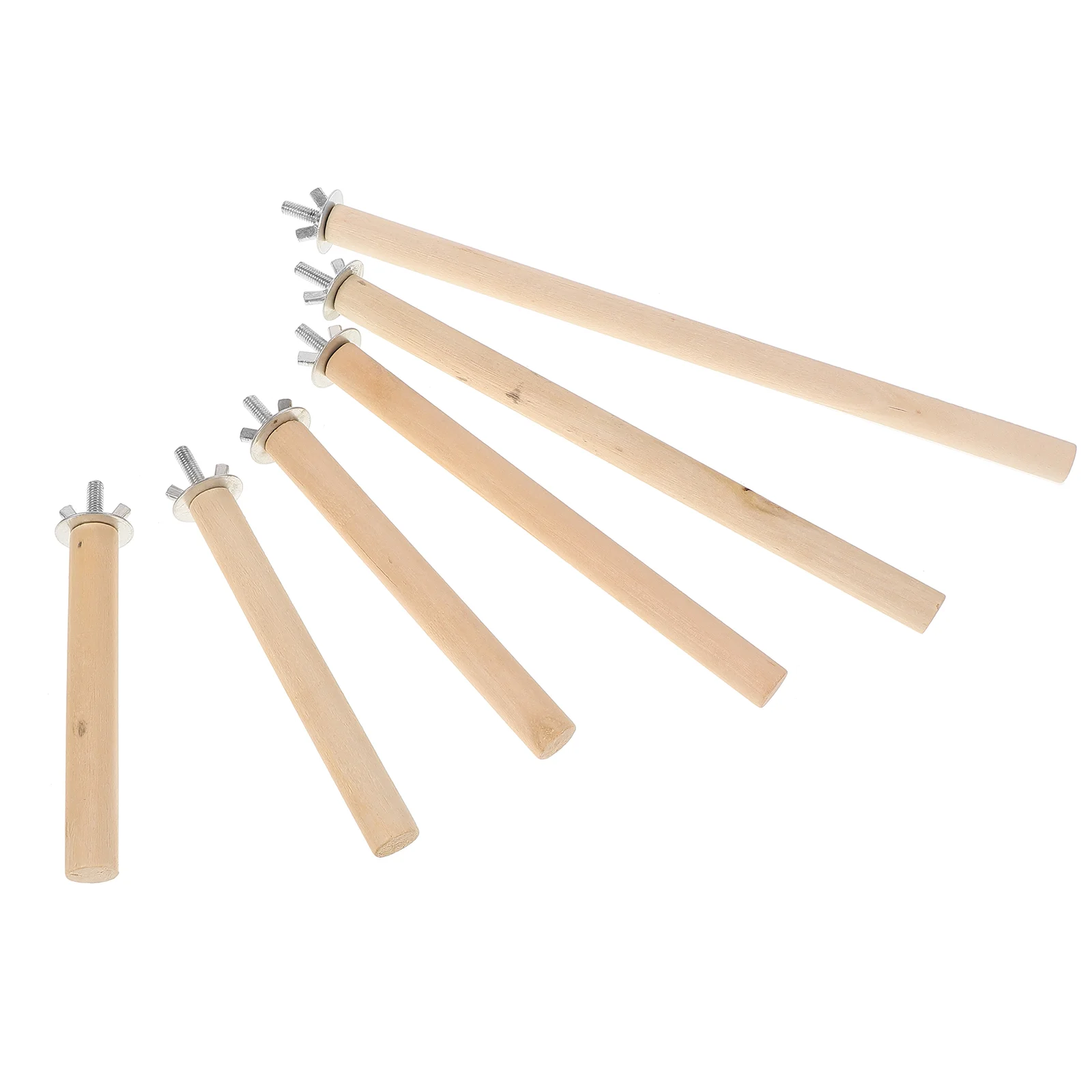 6pcs Parrot Perches Bird Cage Wooden Perch Parrot Paw Grinding Stick Parrot Stand Perch Toy 
6pcs Parrot Perches Bird Cage Wooden Perch Parrot Paw Grinding Stick Parrot Stand Perch Toy