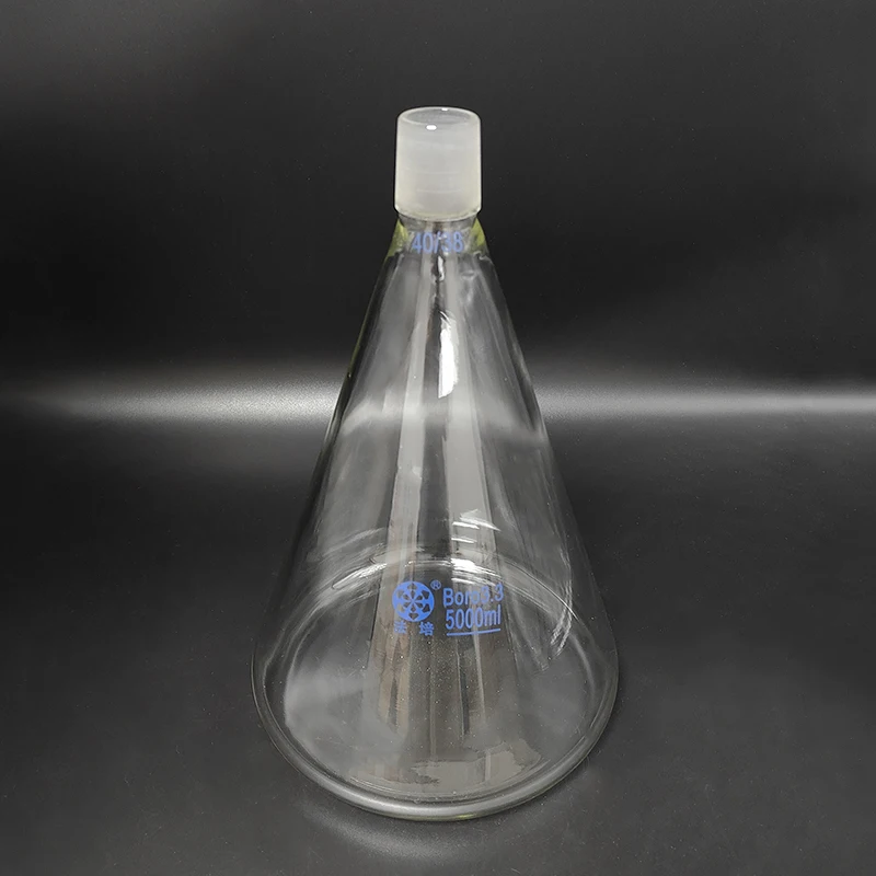 FAPE Conical flask,Standard ground-in mouth 200mL-500mL-10000mL,Male Joint 40/38,Heavy wall Erlenmeyer flask without tick mark
FAPE Conical flask,Standard ground-in mouth 200mL-500mL-10000mL,Male Joint 40/38,Heavy wall Erlenmeyer flask without tick mark