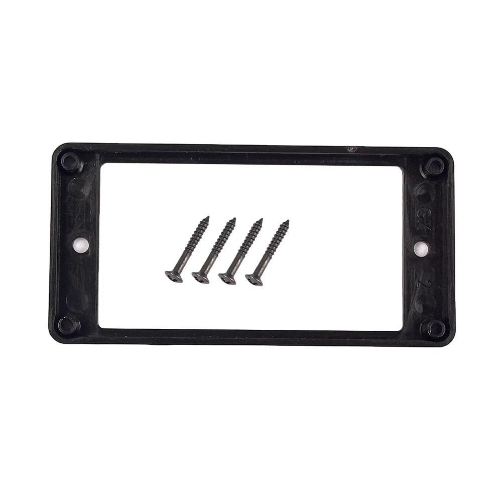Pickup Mounting Rings Rosewood Double Coil Frame Mounting Rings with 4 Screws Replacement Parts for Electric Guitar Black
Pickup Mounting Rings Rosewood Double Coil Frame Mounting Rings with 4 Screws Replacement Parts for Electric Guitar Black