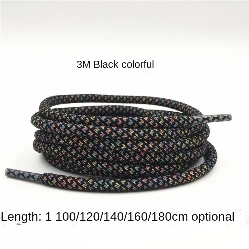 Black3MColorful Reflective round Shoelaces Sneaker Casual Shoes Fit100 120 140 160 180CM
Black3MColorful Reflective round Shoelaces Sneaker Casual Shoes Fit100 120 140 160 180CM