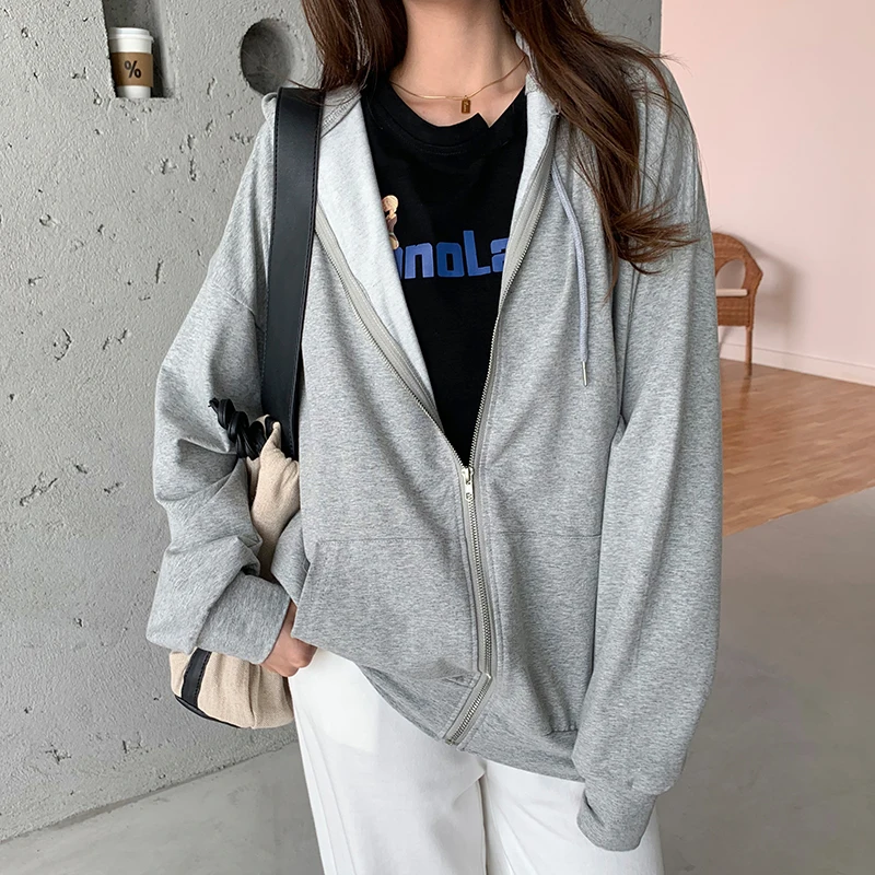 Hooded Harajuku Loose Thin Long-sleeved Hooded Sun Protection Coat Solid Color Retro Korean Version Student Plus Size Hooded
Hooded Harajuku Loose Thin Long-sleeved Hooded Sun Protection Coat Solid Color Retro Korean Version Student Plus Size Hooded