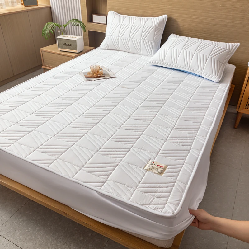 Thicken Soybean Microfiber Elastic Fitted Bed Sheet Soft Skin-friendly Cotton Mattress Protector Cover Non-Slip Queen King Size
Thicken Soybean Microfiber Elastic Fitted Bed Sheet Soft Skin-friendly Cotton Mattress Protector Cover Non-Slip Queen King Size