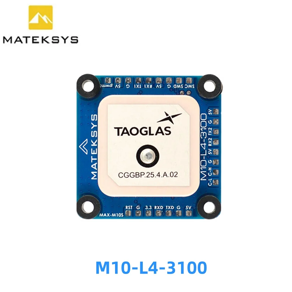 MATEK M10-L4-3100 ArudPilots AP_Periph GPS GNSS U-Blox MAX-M10S With AirSpeed Sensor SPL06-001 Module For RC FPV Racing Drone
MATEK M10-L4-3100 ArudPilots AP_Periph GPS GNSS U-Blox MAX-M10S With AirSpeed Sensor SPL06-001 Module For RC FPV Racing Drone