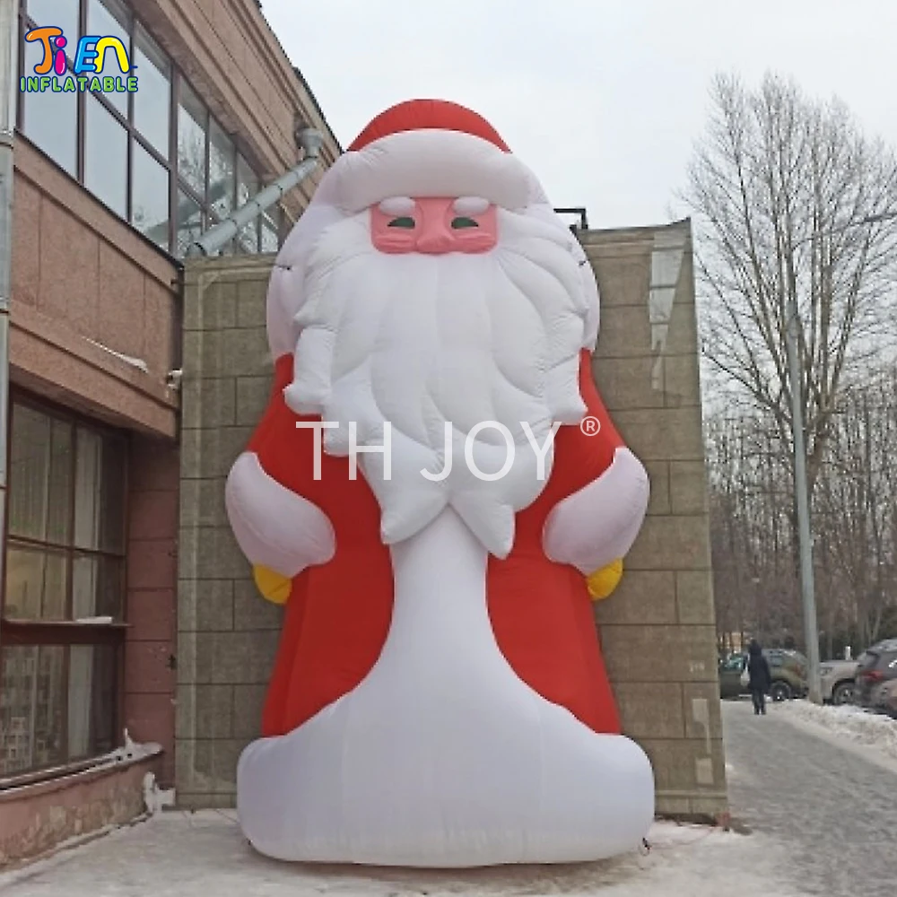 

10 days free shipping to door,4m/6m/8m high advertising large outdoor christmas inflatable standing santa claus father old man