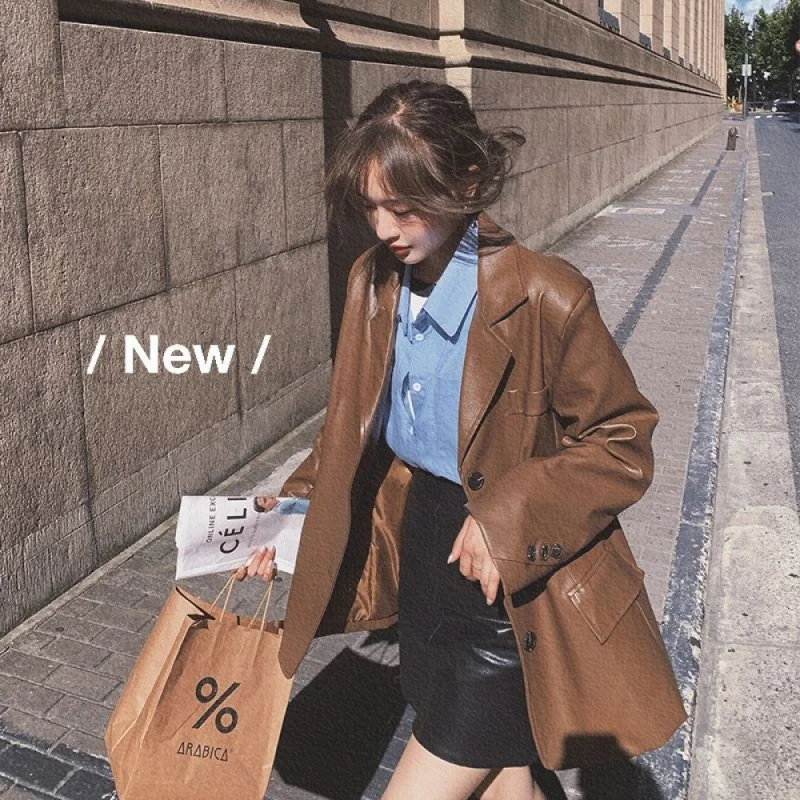 Warm winterfashionableLeather Coat Women's trendy cool hot girl soft leather 2023 New sense short western style small leather su
Warm winterfashionableLeather Coat Women's trendy cool hot girl soft leather 2023 New sense short western style small leather su
