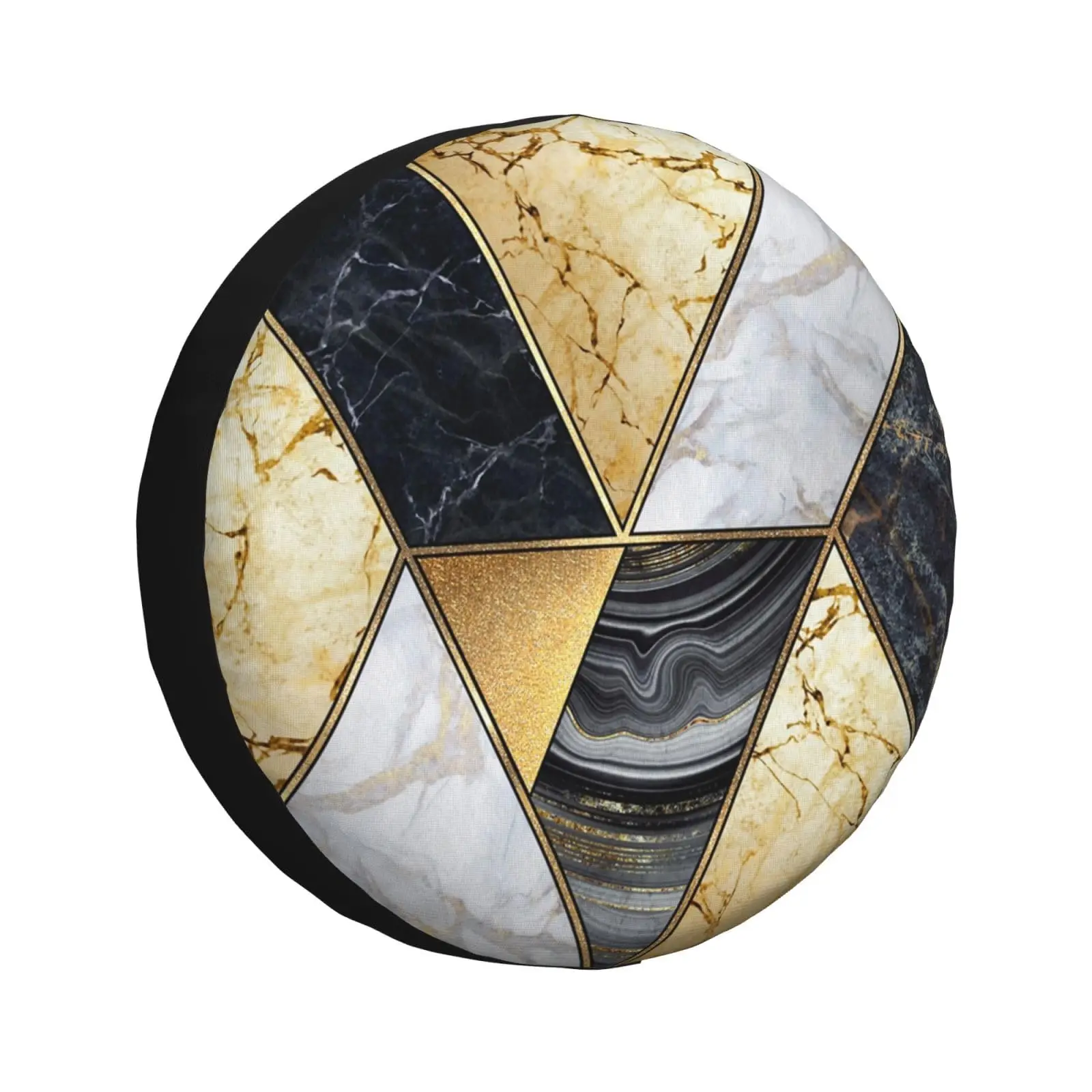 Luxury Gold Marble Printed Spare Tire Cover Weatherproof Tire Protectors for Truck SUV Trailer Fit All Tire Size Tire Diameters
Luxury Gold Marble Printed Spare Tire Cover Weatherproof Tire Protectors for Truck SUV Trailer Fit All Tire Size Tire Diameters