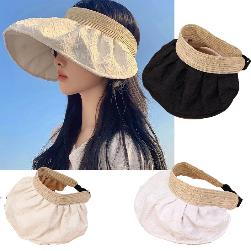 Sunscreen Hat Protection Face Cover Sun Hat Shell Sunshade Empty Top Large Eaves Protection Hat Large Overhang Empty Top Hat
Sunscreen Hat Protection Face Cover Sun Hat Shell Sunshade Empty Top Large Eaves Protection Hat Large Overhang Empty Top Hat