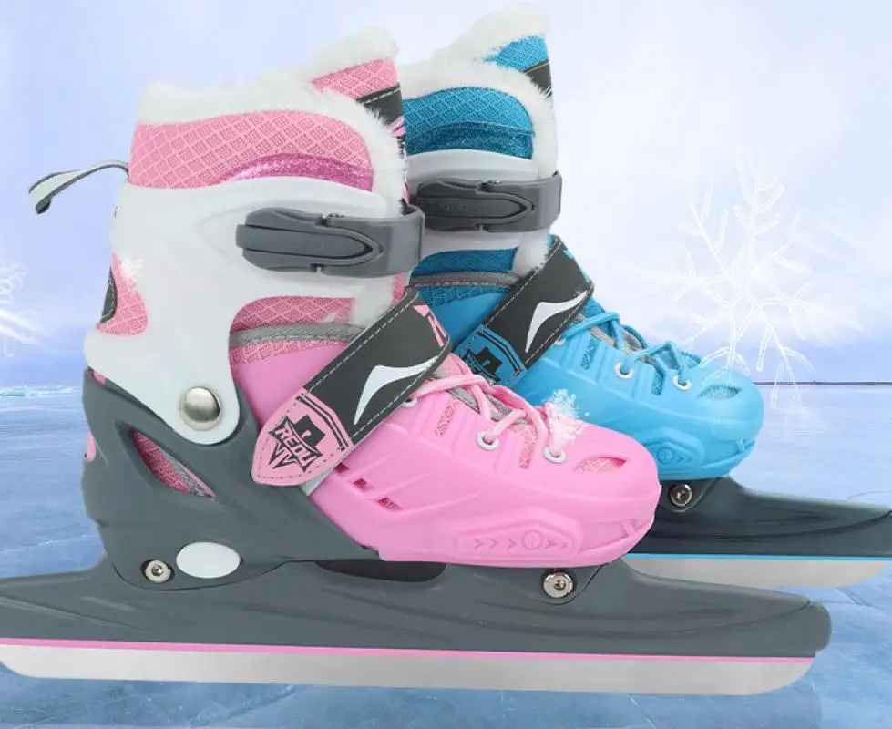 

Теплые взрослые подростковые Детские технические профессиональные ролики для катания на коньках зимние хоккейные коньки обувь для начинающих