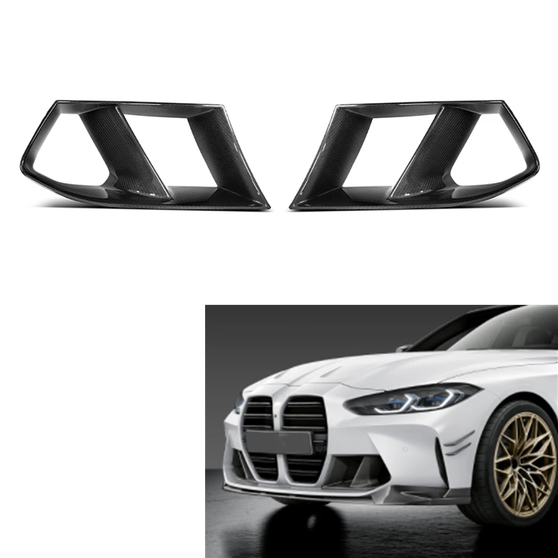 MP Style Dry Carbon fiber 2 PCS For 2021+ M3 G80 4-Door/ M4 G82 G83 2-Door Fender Side Vent Trim air duct
MP Style Dry Carbon fiber 2 PCS For 2021+ M3 G80 4-Door/ M4 G82 G83 2-Door Fender Side Vent Trim air duct