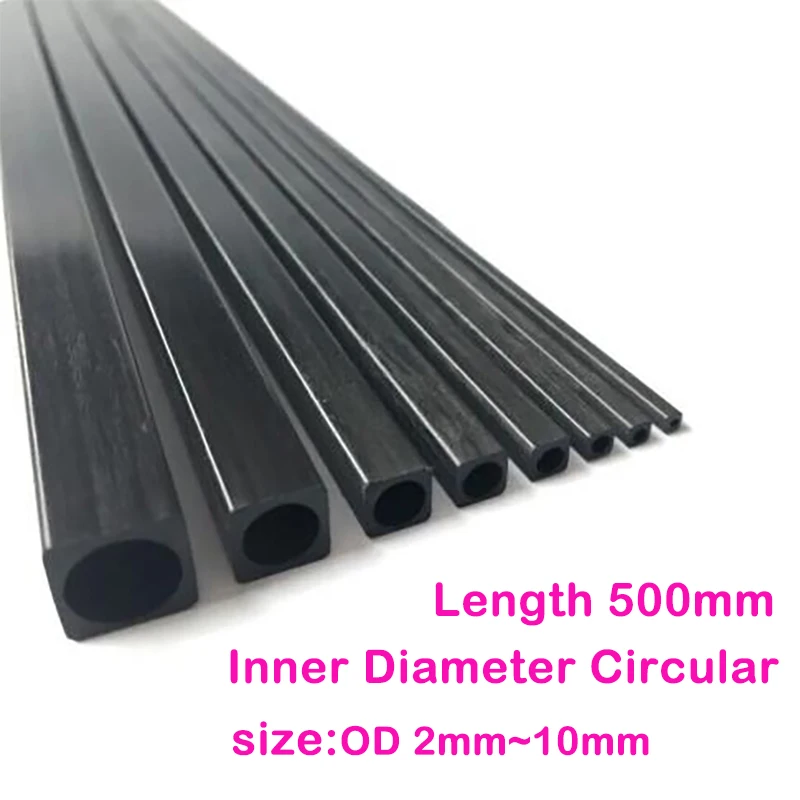 10 Pcs RC Model Accessories Carbon Fiber Square Tube Length 500mm Multi-Size OD 2mm 2.5mm 3mm 4mm 5mm 6mm 8mm 10mm
10 Pcs RC Model Accessories Carbon Fiber Square Tube Length 500mm Multi-Size OD 2mm 2.5mm 3mm 4mm 5mm 6mm 8mm 10mm