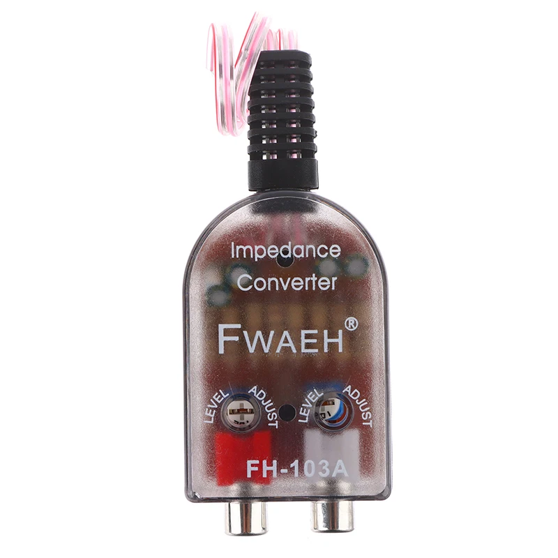 High Level Speaker Signal To Low Level RCA Adapter Car Audio High To Low Subwoofer Converter
High Level Speaker Signal To Low Level RCA Adapter Car Audio High To Low Subwoofer Converter