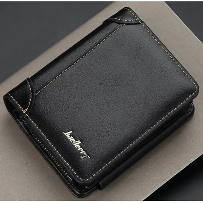 Business Leather Men's Wallet Short Three Fold Coin Purse Large Capacity Card Holder Luxury Male Money Wallet
Business Leather Men's Wallet Short Three Fold Coin Purse Large Capacity Card Holder Luxury Male Money Wallet