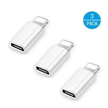 3PCS Usb Type C To Lightning Female Charging Cable Adapter for IPhone 13 Pro Max 12 11 for Lighting To Type-c Splitter Converter 3PCS Usb Type C To Lightning Female Charging Cable Adapter for IPhone 13 Pro Max 12 11 for Lighting To Type-c Splitter Converter
