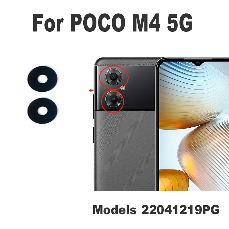 Original Rear Camera Lens For Xiaomi Poco M4 5G Back Camera Lens Glass With Glue Adhesive 22041219PG
Original Rear Camera Lens For Xiaomi Poco M4 5G Back Camera Lens Glass With Glue Adhesive 22041219PG
