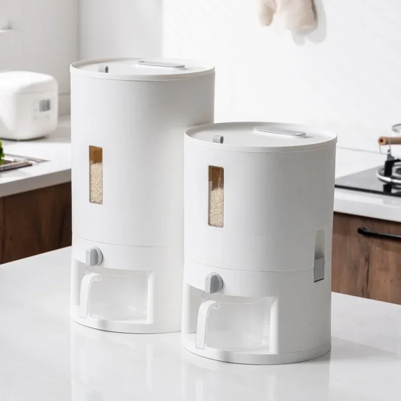 6/11KG Rice Bucket Insect-Proof Sealed Coffee Beans Cylinder Round Rice Flour Home Tank Household Storage Box Kitchen Containers
6/11KG Rice Bucket Insect-Proof Sealed Coffee Beans Cylinder Round Rice Flour Home Tank Household Storage Box Kitchen Containers