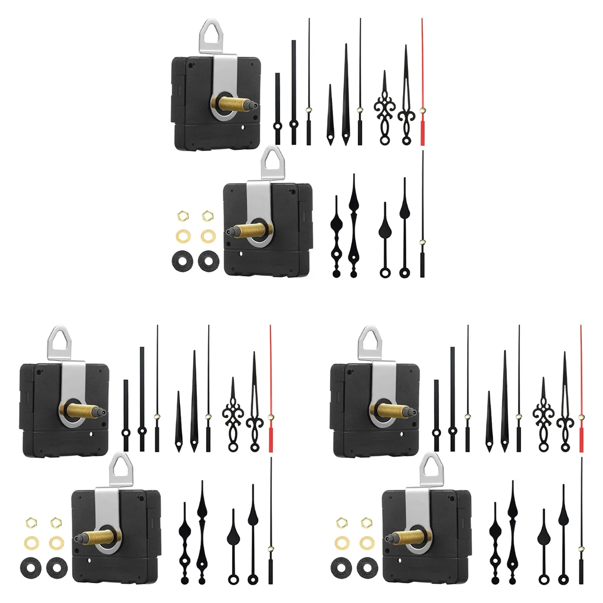 32mm Long Shaft DIY Quartz Clock Movement Mechanism with 15 Different Pairs Hands Wall Clock Repair Parts Replacement
32mm Long Shaft DIY Quartz Clock Movement Mechanism with 15 Different Pairs Hands Wall Clock Repair Parts Replacement