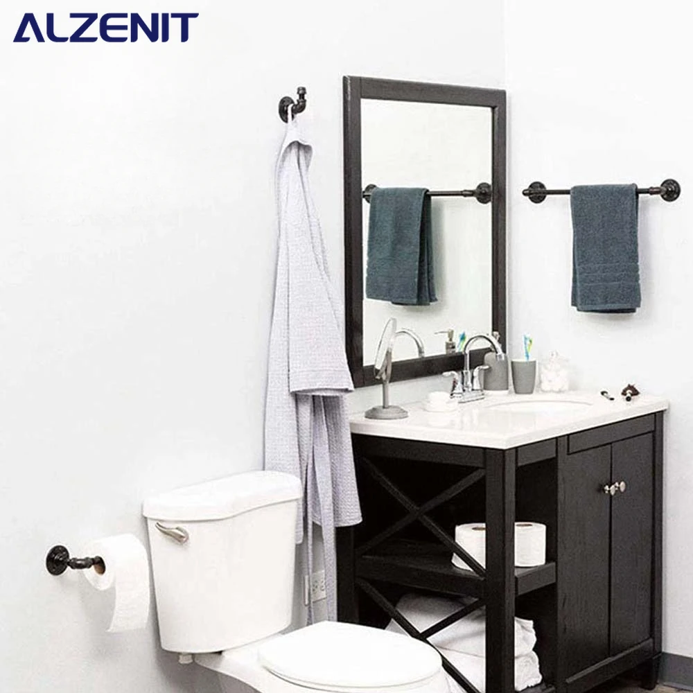 Industrial Style Towel Rack Set Single Bar Wall Mount Bathroom Accessories Towel Rack Clothes Hat Hooks Water Tube Paper Holder
Industrial Style Towel Rack Set Single Bar Wall Mount Bathroom Accessories Towel Rack Clothes Hat Hooks Water Tube Paper Holder