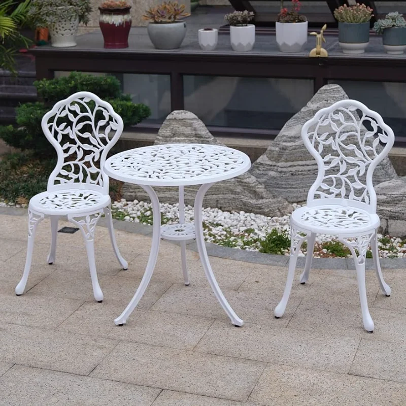 KAI LI Patio Bistro Sets 3 Piece cast Aluminum Patio Furniture Outdoor Garden Metal Rust Proof Tables and Chairs White bisrto
KAI LI Patio Bistro Sets 3 Piece cast Aluminum Patio Furniture Outdoor Garden Metal Rust Proof Tables and Chairs White bisrto