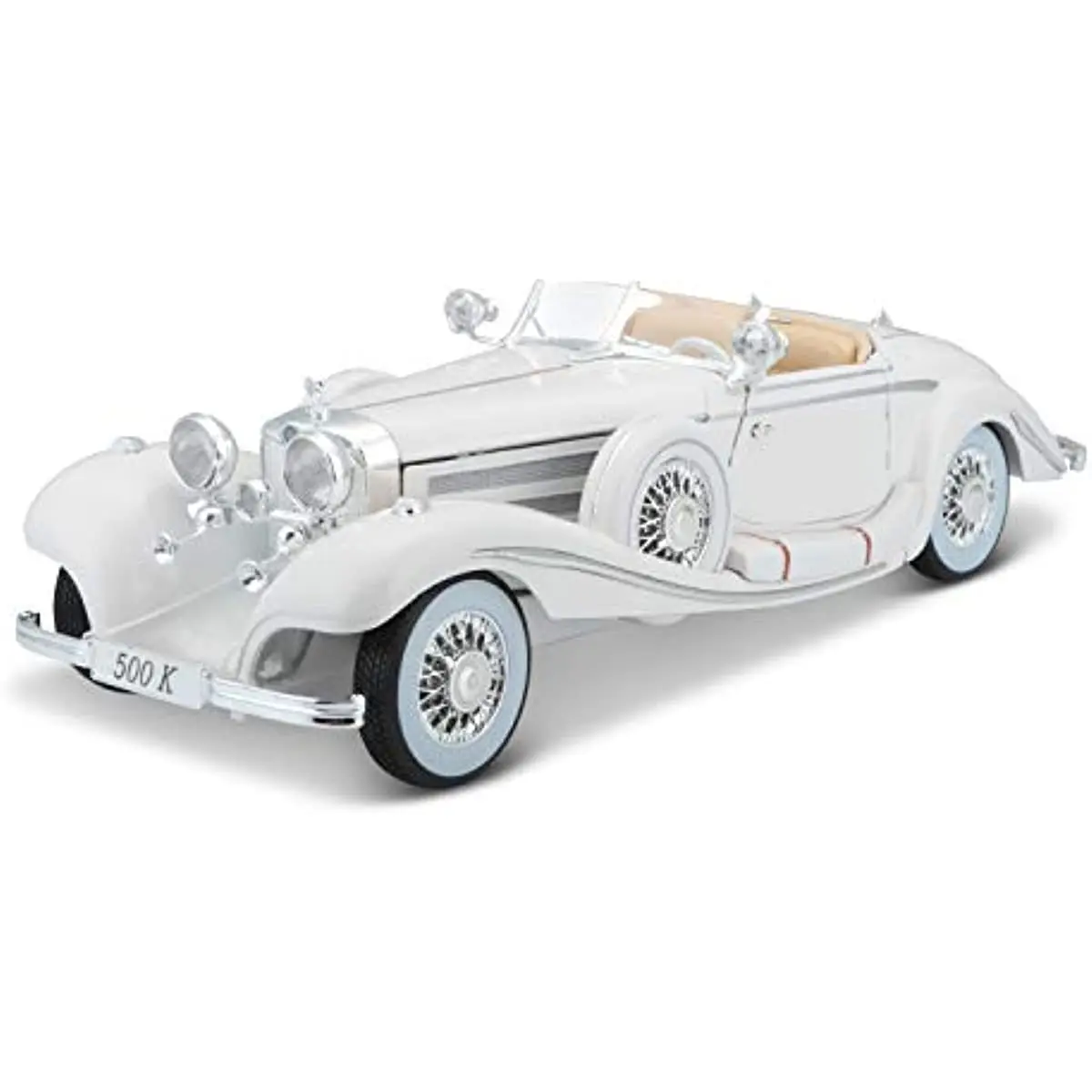 

Maisto 1:18 1936 Mercedes-Benz 500K Brand Alloy Car Model Static Die Casting Model Collection Gift Toy Gift Giving