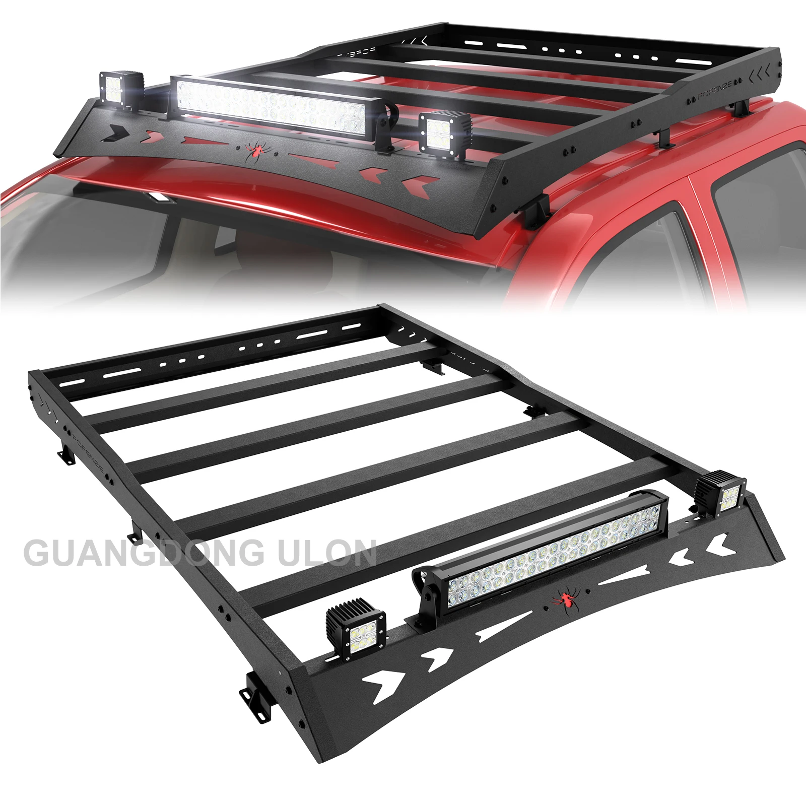 Factory Price Steel Roof Rack with LED 4X4 Off-road Auto Parts Cross Bar for Pickup Roof Luggage For Tacoma 2005-2023
Factory Price Steel Roof Rack with LED 4X4 Off-road Auto Parts Cross Bar for Pickup Roof Luggage For Tacoma 2005-2023