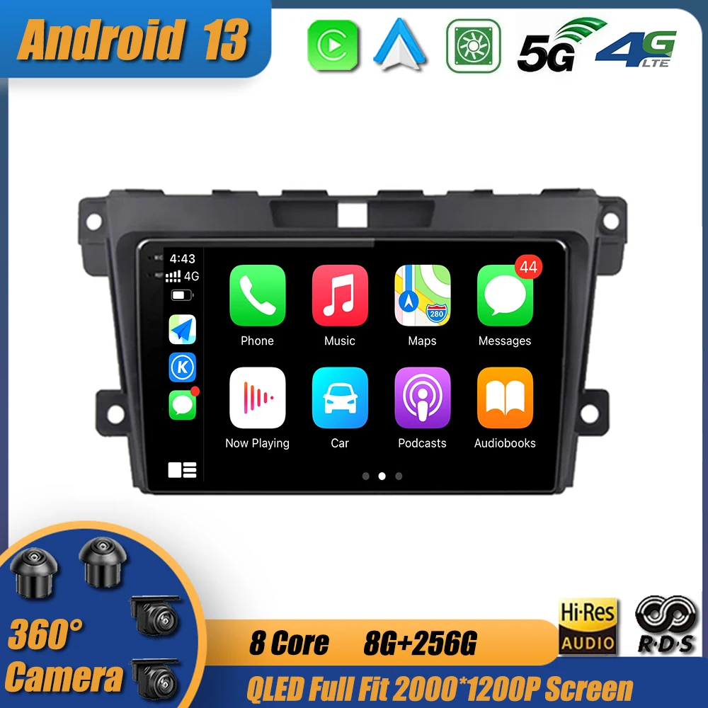 Android 13 Car Radio Multimedia Video Player Navigation GPS DSP No 2DIN for MAZDA CX-7 CX7 CX 7 2007 2008 2009 2010 2011 - 2014
Android 13 Car Radio Multimedia Video Player Navigation GPS DSP No 2DIN for MAZDA CX-7 CX7 CX 7 2007 2008 2009 2010 2011 - 2014