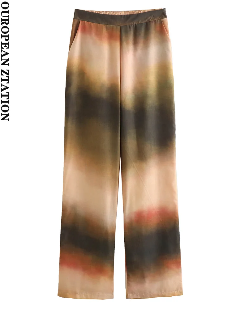PAILETE Women 2023 fashion side pockets tie-dye print pants vintage high waist side zipper fly female trousers mujer
PAILETE Women 2023 fashion side pockets tie-dye print pants vintage high waist side zipper fly female trousers mujer