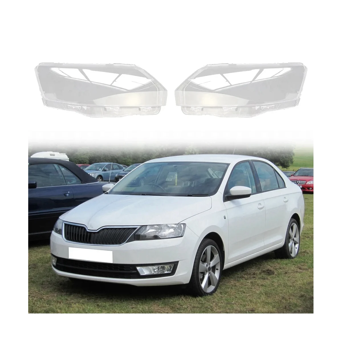 Car Front Headlight Glass Head Light Transparent Lampshade Lamp Shell Auto Lens Cover Styling for Skoda Rapid 2013-2016
Car Front Headlight Glass Head Light Transparent Lampshade Lamp Shell Auto Lens Cover Styling for Skoda Rapid 2013-2016