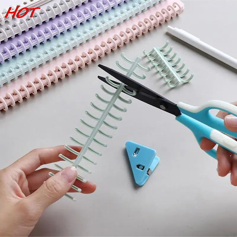 1PC 30 Holes Loose-leaf Plastic Binding Ring Spring Spiral Rings Binder Strip For A4 Paper Notebook Stationery Office Supplies
1PC 30 Holes Loose-leaf Plastic Binding Ring Spring Spiral Rings Binder Strip For A4 Paper Notebook Stationery Office Supplies