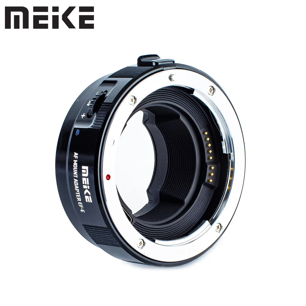 

Meike MK-EFTE-B Metal Auto Focus Lens Adapter for Canon EF EF-S Lenses to Sony E Mount Cameras A7SII A9 A7RIII A7III A7R3 A7R4