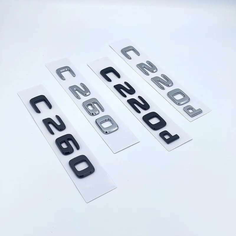 3D Glossy Black Letters C180 C200 C220d C250d C260 C300d 4Matic ABS Emblem for Mercedes Benz W205 Coupe Car Trunk Logo Sticker
3D Glossy Black Letters C180 C200 C220d C250d C260 C300d 4Matic ABS Emblem for Mercedes Benz W205 Coupe Car Trunk Logo Sticker