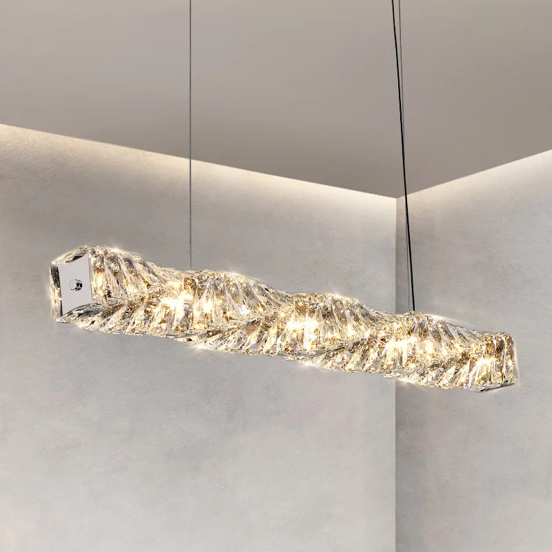Nordic Crystal Pendant Lights for Dining Room Table Wall Lamp Long Crystal Chandelier Hanging Lamp Lighting for Living Room
Nordic Crystal Pendant Lights for Dining Room Table Wall Lamp Long Crystal Chandelier Hanging Lamp Lighting for Living Room