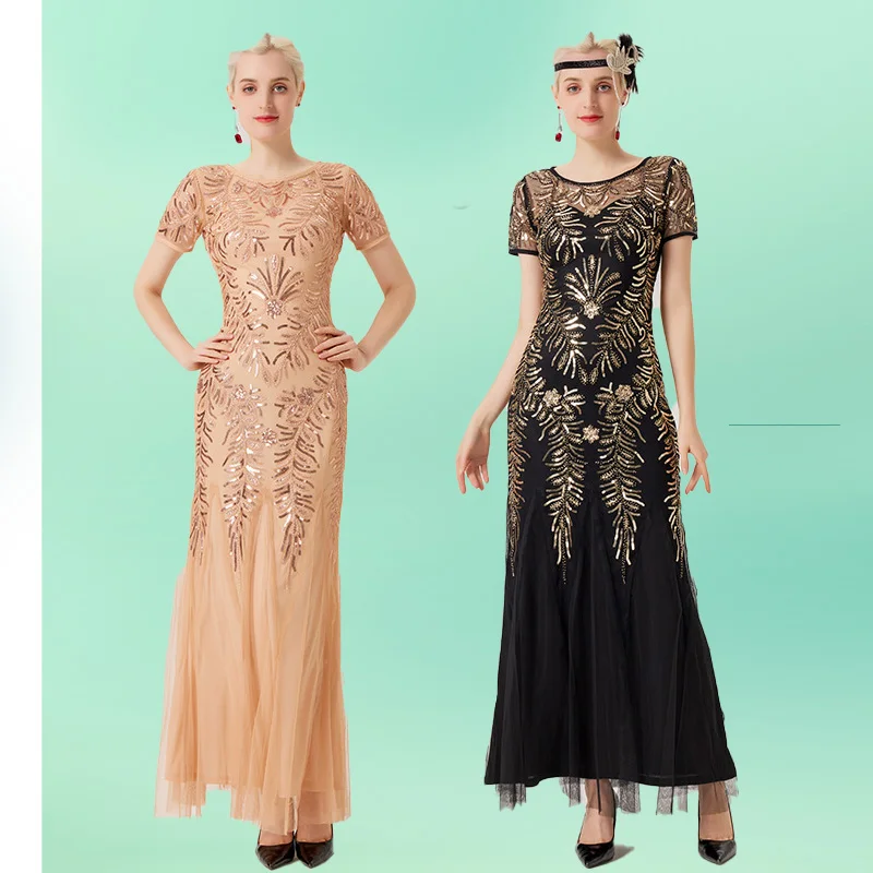 Europe United Luxury Elegant Party Prom Dresses For Women New Sequin Evening Dress V Neck Beading Long Dress Sexy T Dress
Europe United Luxury Elegant Party Prom Dresses For Women New Sequin Evening Dress V Neck Beading Long Dress Sexy T Dress