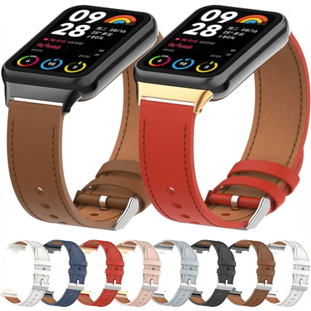 Genuine Leather Strap for Xiaomi Mi Band 8 Pro Strap Replaceable Wristband Accessories for Xiaomi Redmi Watch 4 Bracelet Belt
Genuine Leather Strap for Xiaomi Mi Band 8 Pro Strap Replaceable Wristband Accessories for Xiaomi Redmi Watch 4 Bracelet Belt