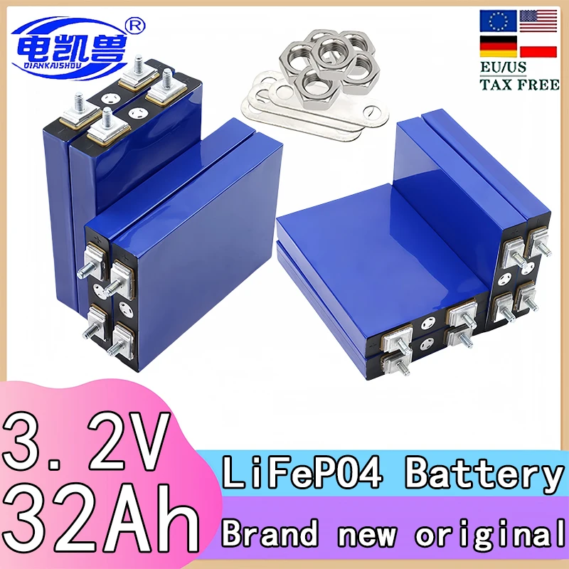 3.2V 32Ah battery pack LiFePO4 phosphate 90A discharge 32000mAh motorcycle car motor battery modification bolt
3.2V 32Ah battery pack LiFePO4 phosphate 90A discharge 32000mAh motorcycle car motor battery modification bolt