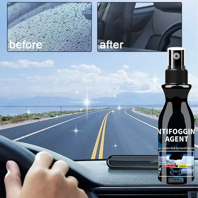 Car Glass Anti-Fog Spray Auto Windshield Cleaner 80ml Long-Lasting Intensive Anti Mist Clear Vision Interior Windshield Cleaner
Car Glass Anti-Fog Spray Auto Windshield Cleaner 80ml Long-Lasting Intensive Anti Mist Clear Vision Interior Windshield Cleaner