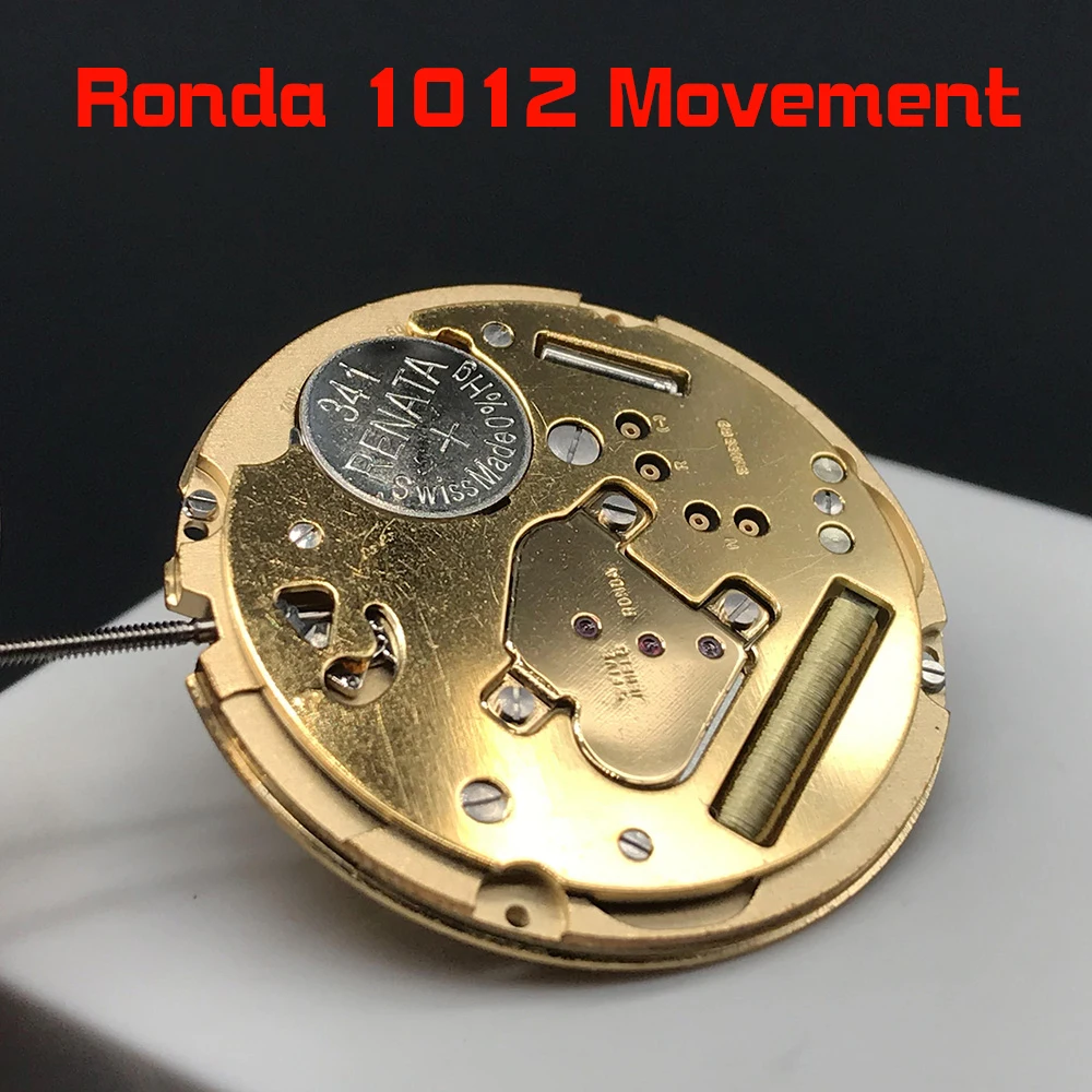 Ronda 1012 Quartz Movement FIVE Jewels Golden R9 Brand Quartz Watch Parts Watchmaker Replace Movt with Battery
Ronda 1012 Quartz Movement FIVE Jewels Golden R9 Brand Quartz Watch Parts Watchmaker Replace Movt with Battery