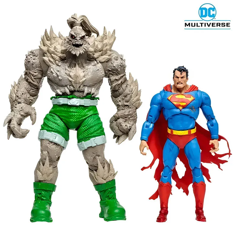 

Genuine Mcfarlane DC Multiverse Toys 7-10inch Superman Figure VS Doomsday Comics Anime Action Figurine Statue Model Gift Kid Toy