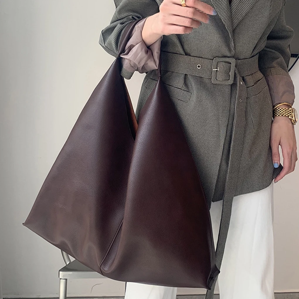 Vintage Women Shoulder Tote Bag Soft PU Leather Handbag Pillow Bag Female Shopping Top-Handle Bags Large Capacity Hobo Bag
Vintage Women Shoulder Tote Bag Soft PU Leather Handbag Pillow Bag Female Shopping Top-Handle Bags Large Capacity Hobo Bag