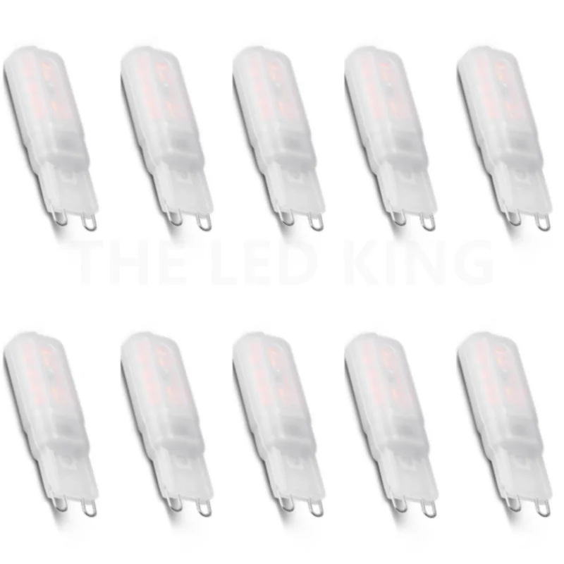 

10pcs/lot G4 G9 LED Bulb 3W 5W 7W 12V/AC220V 2835SMD 12LEDS Warm/Cold White Chandelier Light 360 Beam Angle Replace Halogen Lamp