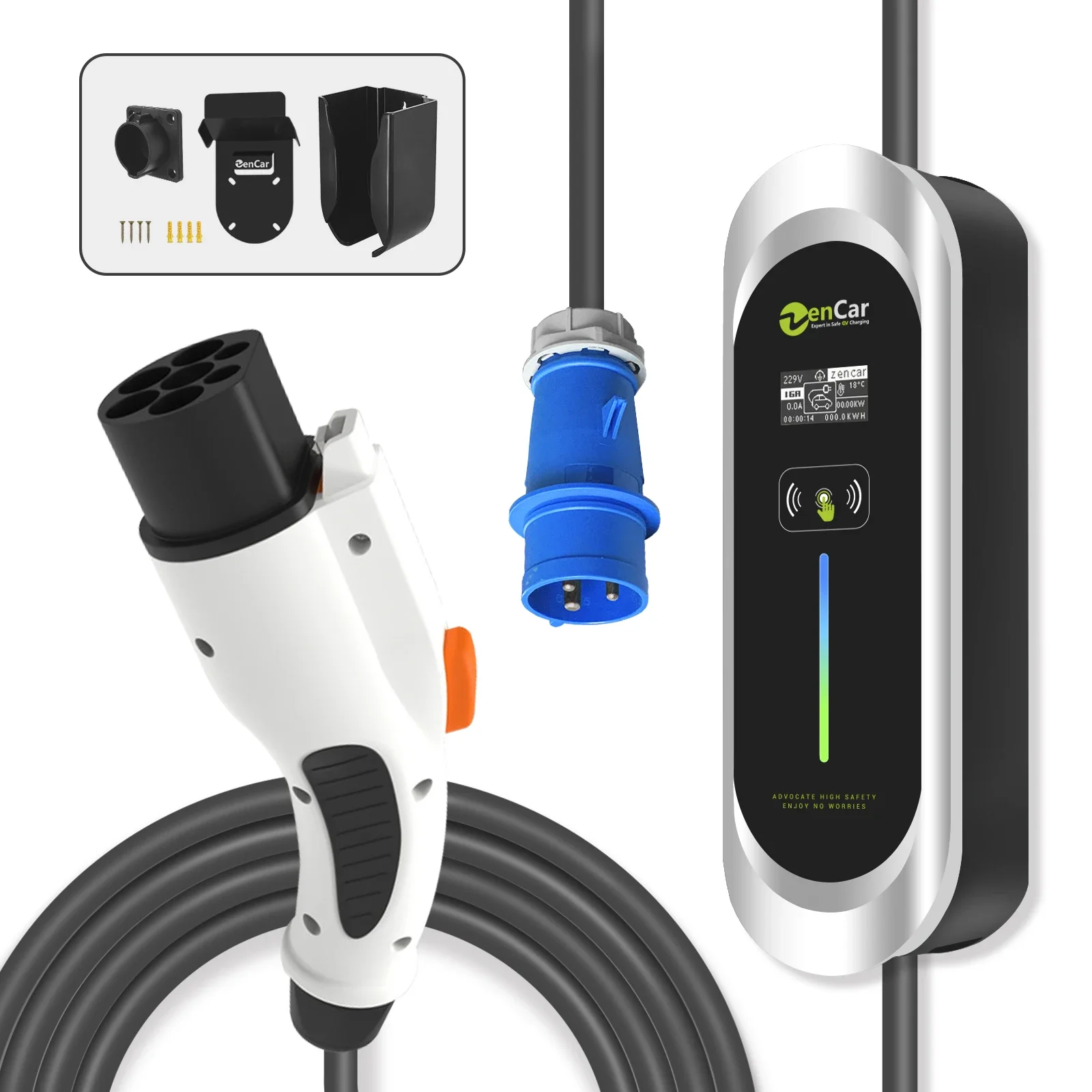 2022 NEW ZENCAR 32A 7KW GBT EV Charger Electric Vehicle Fast Charging Station EVSE Portable EV Charger
2022 NEW ZENCAR 32A 7KW GBT EV Charger Electric Vehicle Fast Charging Station EVSE Portable EV Charger