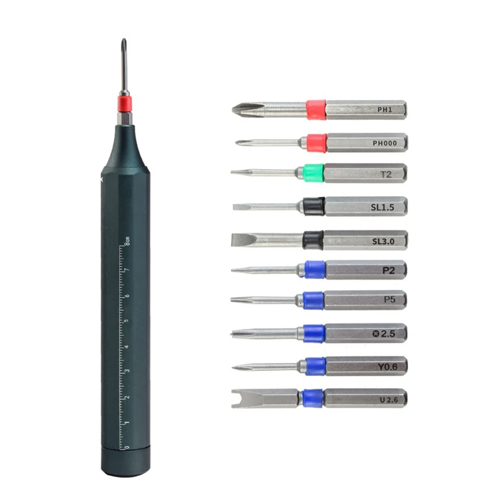 10 In 1 Manual Screwdriver Bits Aluminum Alloy Magnetic Precision U Y Types Tip Nutdrivers Workshop Equipment Hand Tools
10 In 1 Manual Screwdriver Bits Aluminum Alloy Magnetic Precision U Y Types Tip Nutdrivers Workshop Equipment Hand Tools