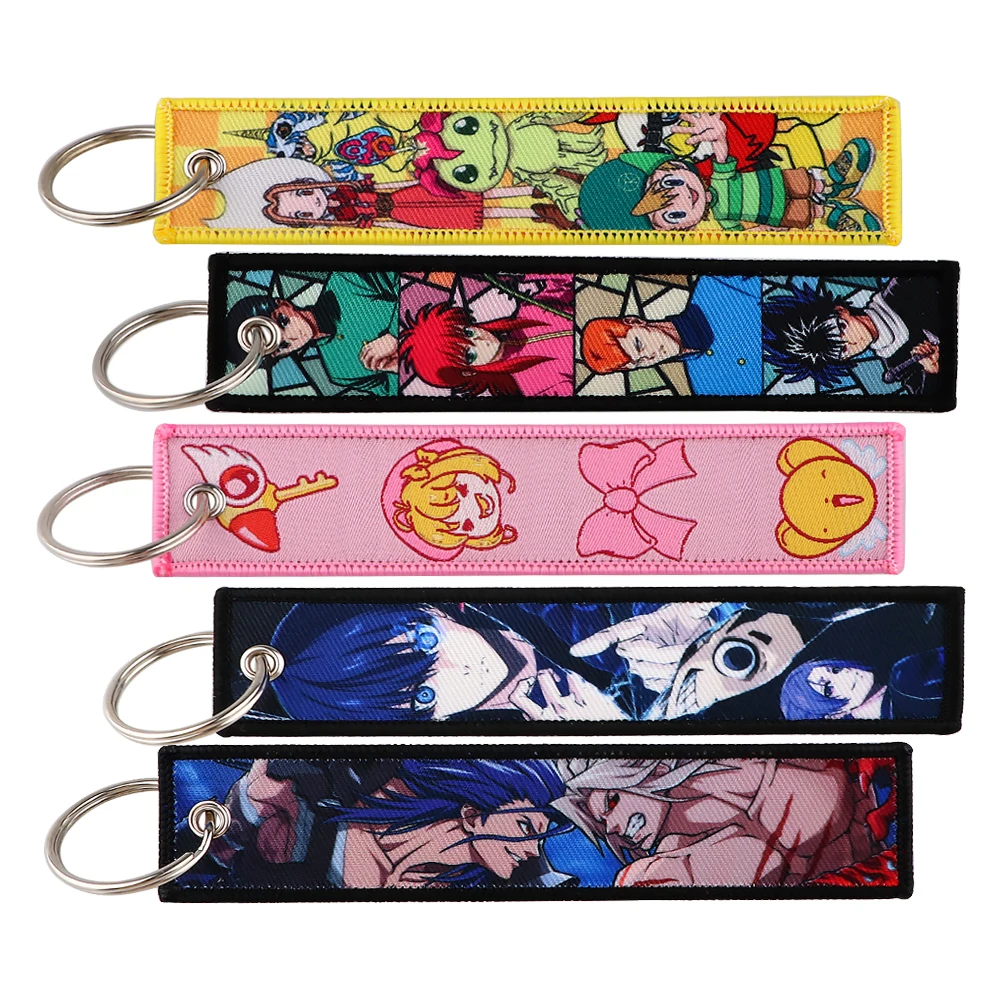 Cute Sakura Anime Key Tag Embroidery Key Fobs Holder Men Women Key Ring Key Chain for Motorcycles Cool Accessories
Cute Sakura Anime Key Tag Embroidery Key Fobs Holder Men Women Key Ring Key Chain for Motorcycles Cool Accessories